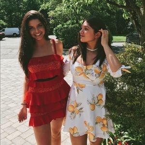 For love and lemons dress pictured on the right